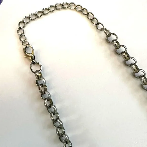 Womens Necklace Jewelry 10.25" Choker Faux Pearl Beads White Black Grey Costume - Picture 12 of 16